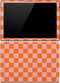Orange Checkered Surface Pro (2017) Skin